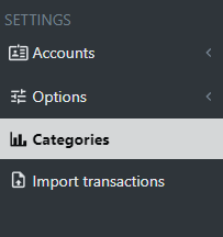 catagories menu location